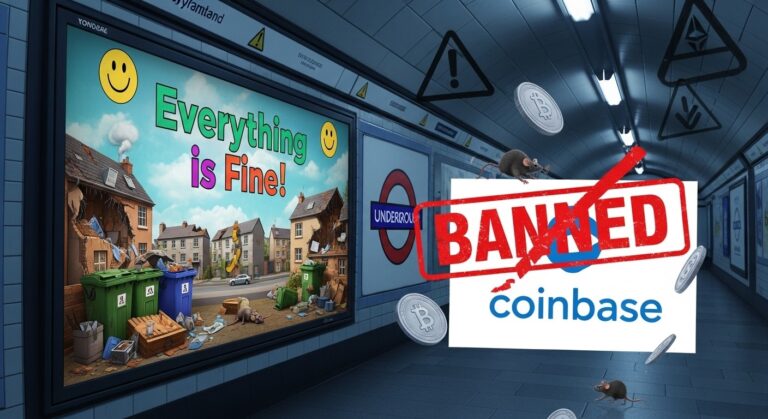 UK Watchdog Bans Coinbase Crypto Ad Campaign