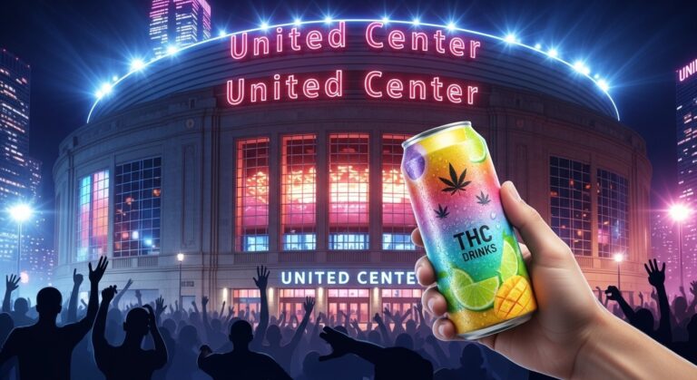 United Center Pioneers THC Drinks at Major US Arena