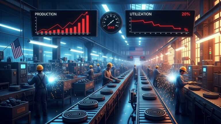 US Industrial Production Biggest Gain in 3 Years