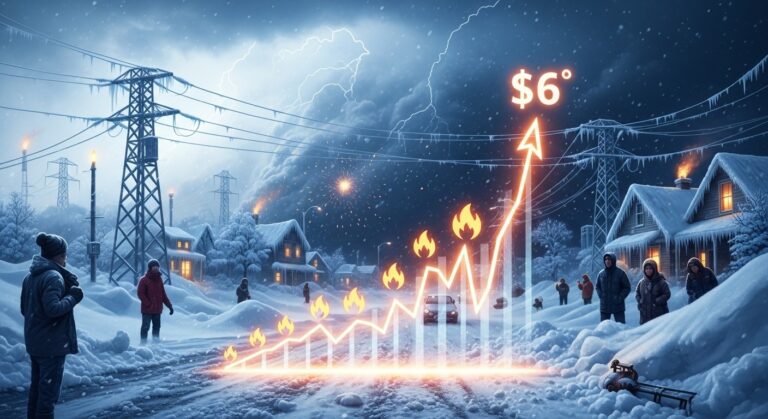 U.S. Natural Gas Prices Surge to $6 Amid Winter Storm Fern
