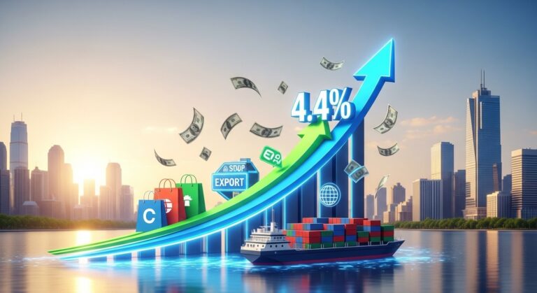 US Q3 GDP Revised Up to 4.4% Highest in Two Years