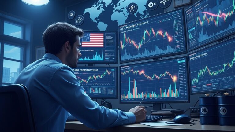 U.S. Treasury Yields Dip Amid Economic Data Wait