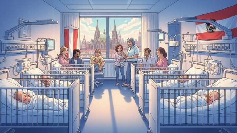 Vienna’s Demographic Shift: 40% of Newborns Non-Austrian