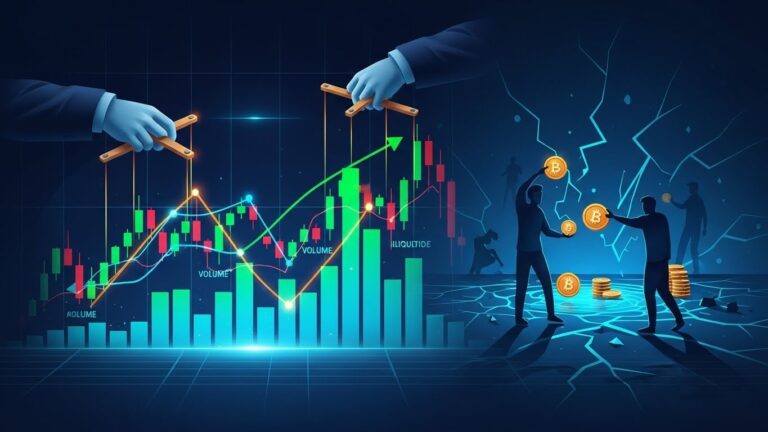 Wash Trading and Illiquidity Inflate Crypto Valuations