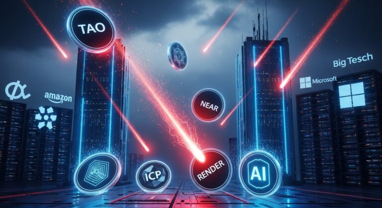 AI Cryptos Plunge Over 20% Amid Big Tech AI Spending Fears