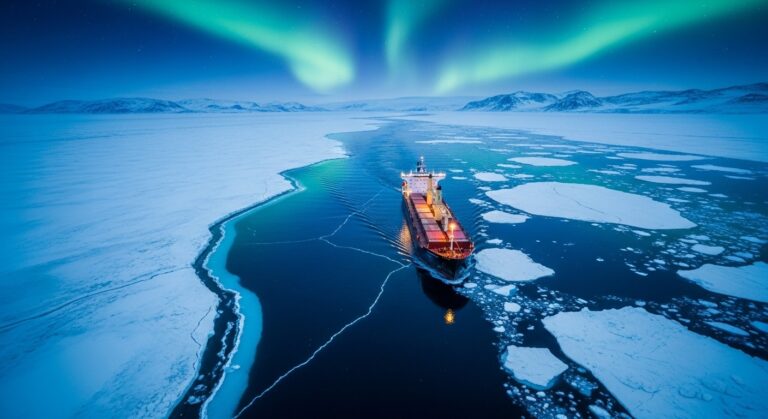 Arctic Ice Melt Reshaping Global Shipping Routes