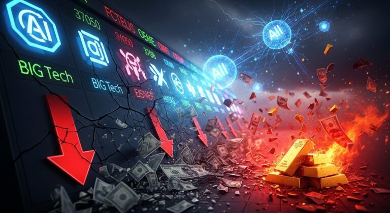 Big Tech Stocks Crash: $1 Trillion Lost in AI Fears