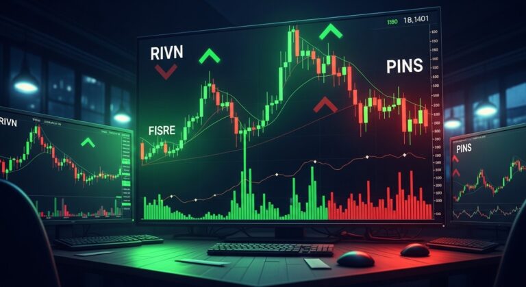 Biggest After-Hours Stock Movers: RIVN Surges, PINS Plunges on Earnings