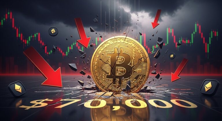 Bitcoin Drops Below $70000: Sell-Off Deepens