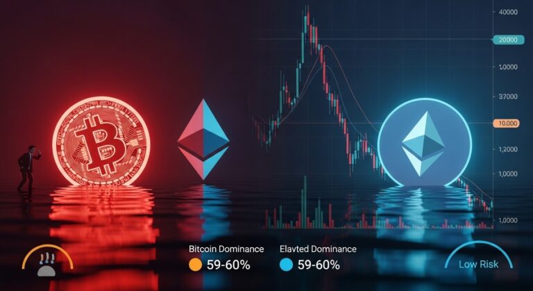 Bitcoin & Ethereum Signal Muted Crypto Risk Appetite