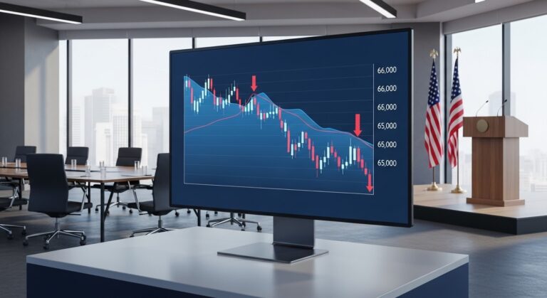 Bitcoin Falls to $65K After Trump Ignores Crypto