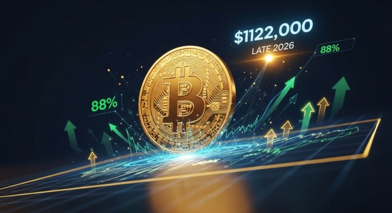 Bitcoin To $122K By Late 2026? 88% Odds Revealed