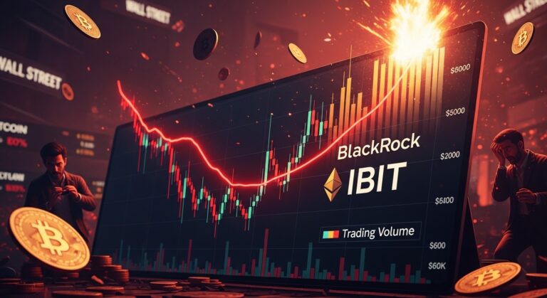 Bitcoin’s Plunge Below $63K Drives BlackRock IBIT to Record $10B Volume