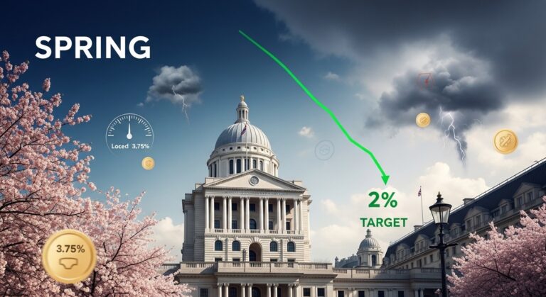 BoE Holds Rates: UK Inflation Hits 2% Target by Spring