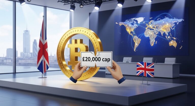 Coinbase CEO Warns UK Stablecoin Caps Risk Innovation
