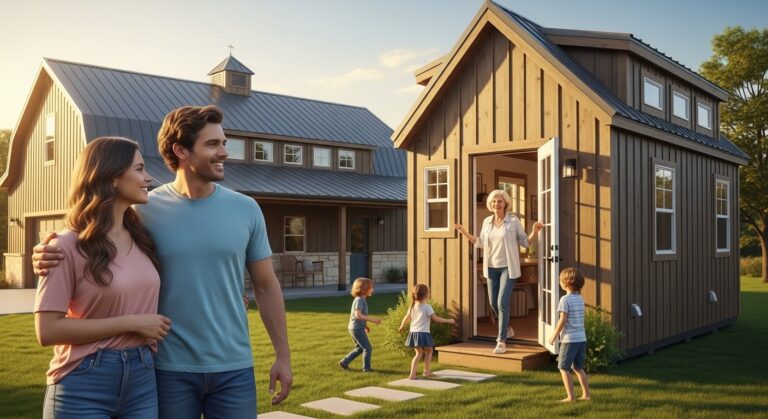 Couple Builds Tiny Home For Mom In Backyard Under $32,000