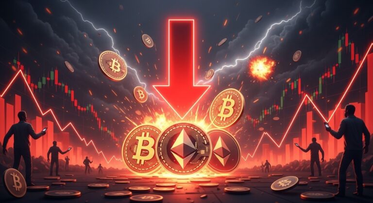 Crypto Crash 2026: $2.5B Liquidations Hit BTC ETH Hard