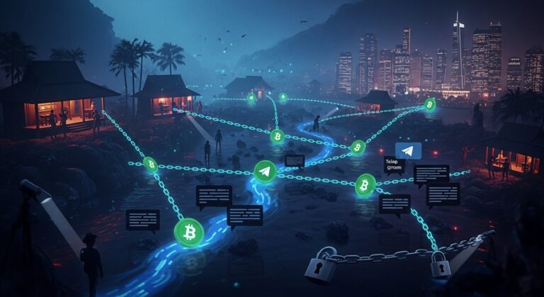 Crypto Flows to Trafficking Services Surge 85% in 2025