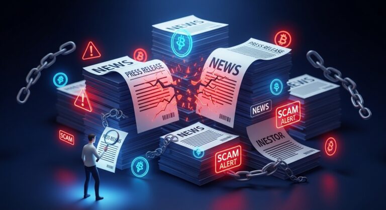 Crypto Press Releases: Over 60% Tied to Scams Report