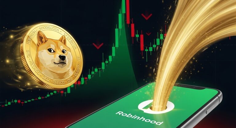 Dogecoin Surges After $20M Whale Transfer to Robinhood
