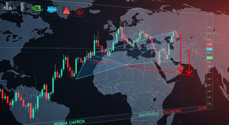 Dow Jones Rising Wedge Signals Trouble Ahead