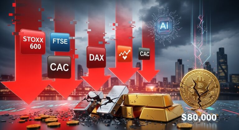 European Markets Plunge Amid AI Doubts And Commodity Crash