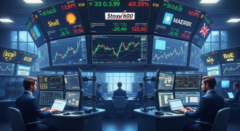 European Stocks Mixed Open Shell Maersk Earnings