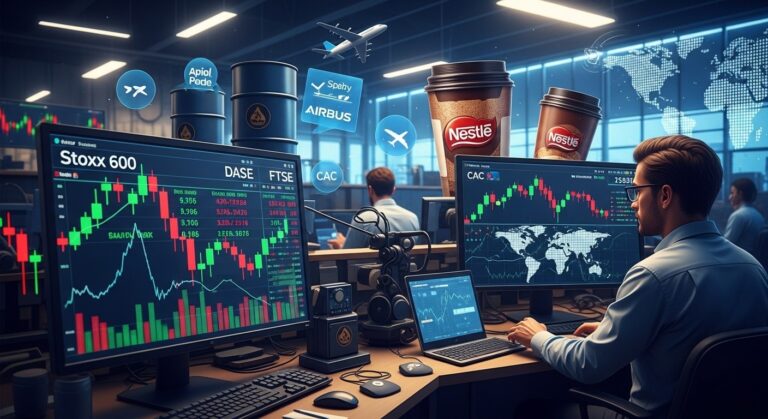 European Stocks Open Mixed Amid Nestle Airbus Earnings
