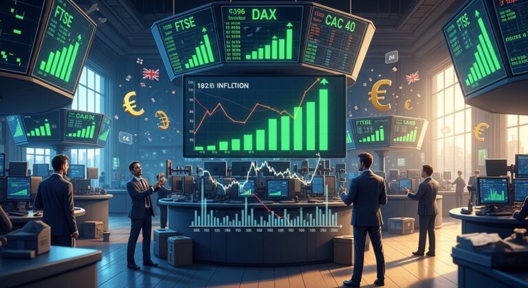 European Stocks Poised for Gains: UK Inflation Cools