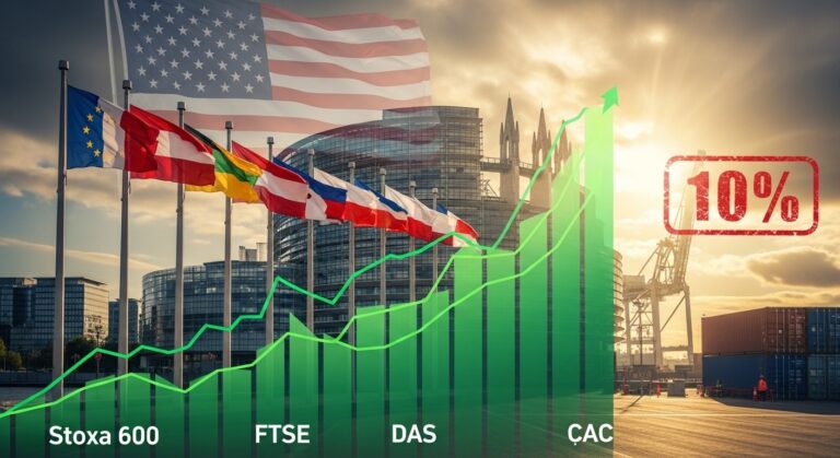 European Stocks Rise as Trump Tariffs Hit at 10%