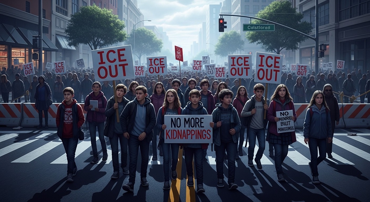 Far-left NGOs are mobilizing children for nationwide "ICE Out" protests aiming to halt the country through shutdowns and strikes. Discover the coordinated push and its potential impact.
