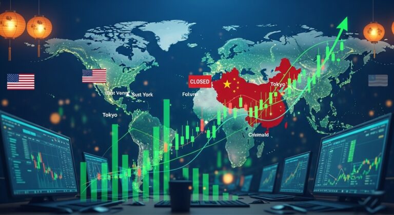 Global Markets Rise as US Closes for Presidents Day