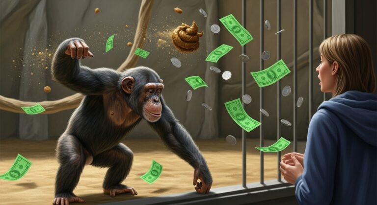 Government Waste: $600K on Chimp Poop-Throwing Study