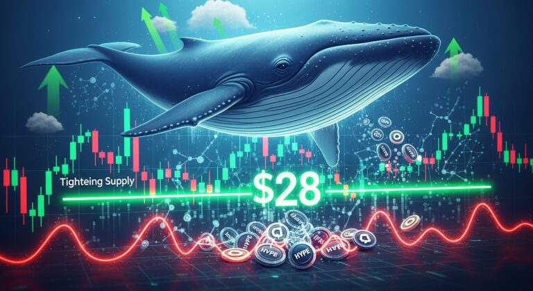 Hyperliquid Price Defends $28 Support as Whales Accumulate