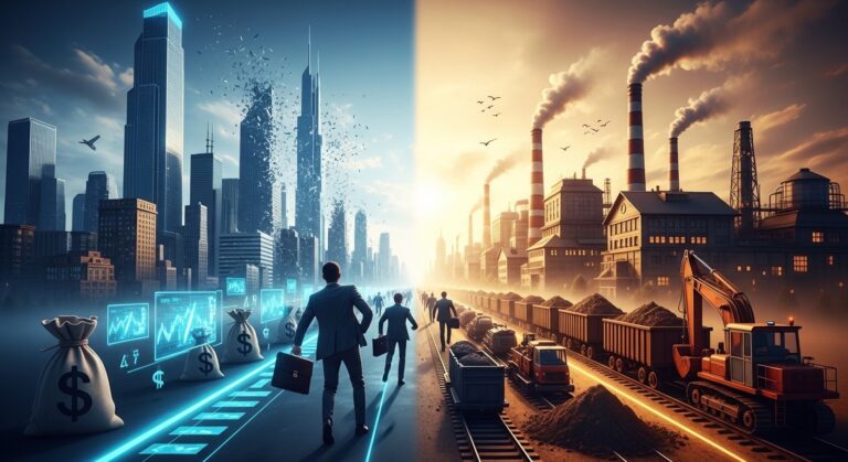 Market Shift: Investors Ditch Tech Innovators for Old Economy Stocks