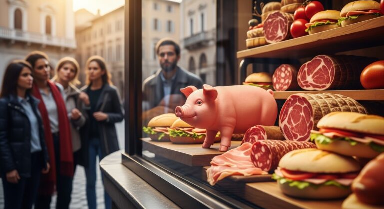 Muslim Leaders Demand Pig Removal From Italian Deli Window