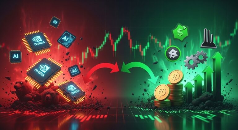 Nvidia and Palantir Stocks Sink Amid Growth to Value Rotation