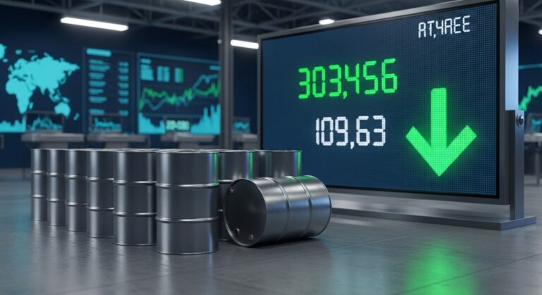 Oil Prices Slide 4% as Trump Signals Iran Talks