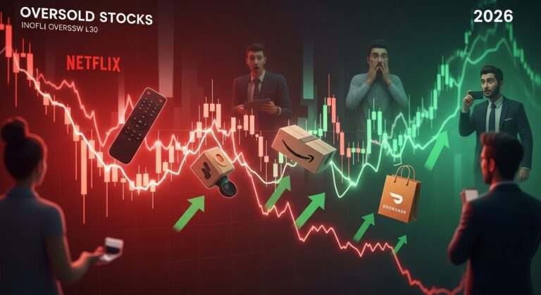 Oversold Stocks Alert: Netflix Amazon DoorDash Ready to Bounce