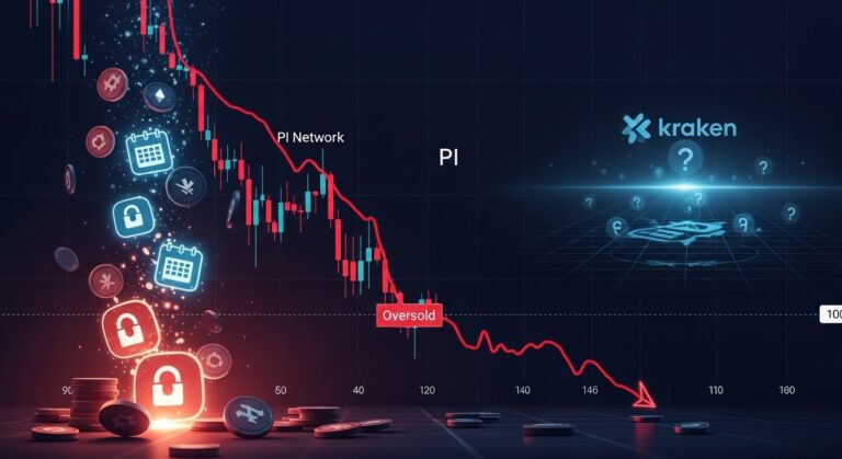 Pi Network Price Drops Oversold Before Major Unlock and Kraken Buzz