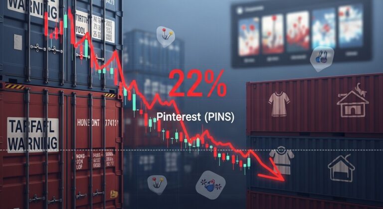 Pinterest Stock Plunges 22% on Tariff Impact
