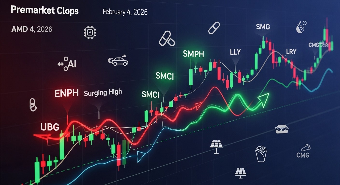 Explore today's biggest premarket stock moves as AMD dips, Uber slides, Eli Lilly surges, Super Micro jumps, and Enphase soars on fresh earnings reports and guidance updates. Key insights for investors right now.