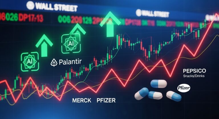Premarket Movers: Palantir Surges, Merck & Pfizer Dip