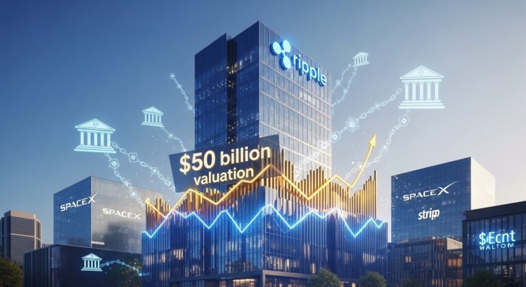 Ripple Achieves $50 Billion Valuation in Top 10 Private Firms