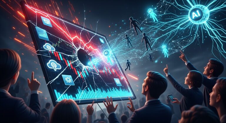 Software Stocks Hammered by AI Disruption Fears