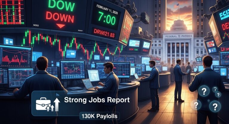 Stock Market Today: Dow Ends Streak After Strong Jobs Surge