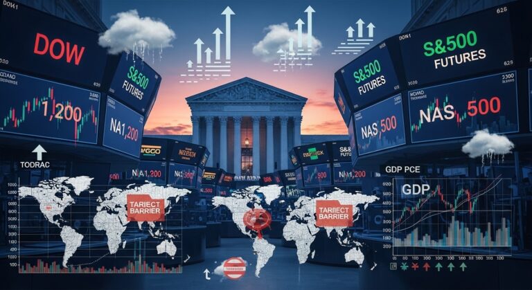 Stock Market Today: Futures Steady Before GDP, PCE and Tariff Ruling