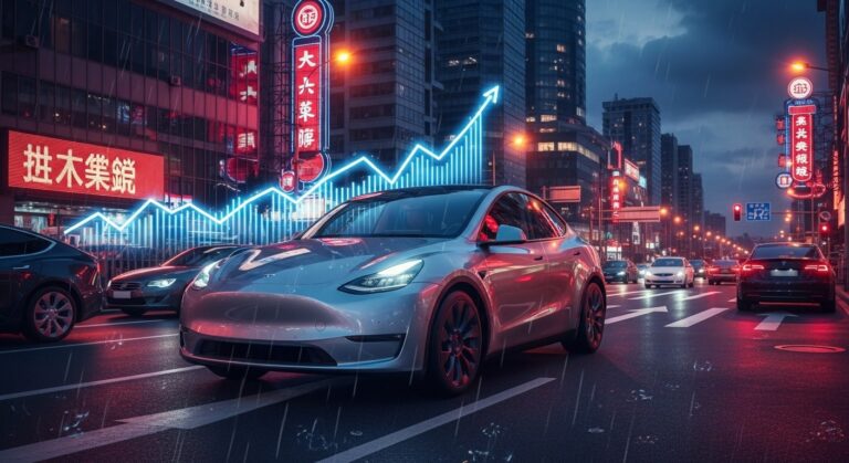 Tesla China EV Sales Rise Amid Market Headwinds