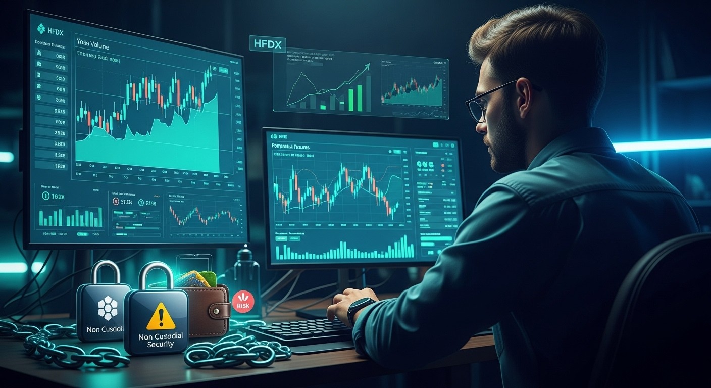 Perpetual DEX volumes soared to trillions in 2025, prompting traders to ditch custodial risks. Explore why non-custodial platforms like HFDX are gaining traction amid market volatility.