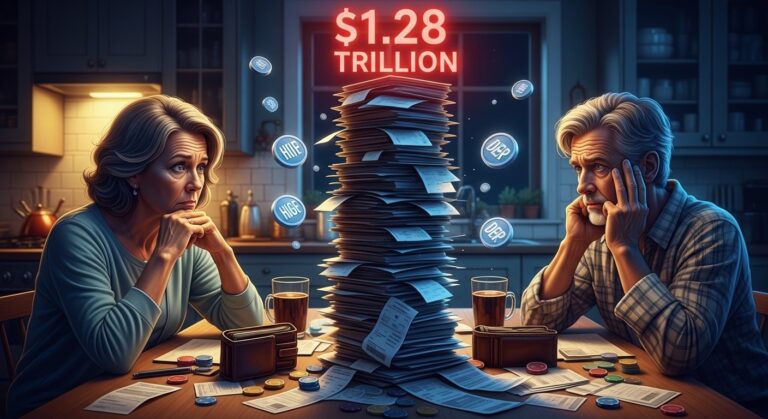 US Credit Card Debt Hits Record $1.28 Trillion